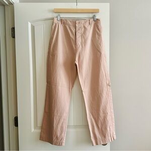 XíRENA Thatcher Pant, 100% Cotton Wide Leg Twill Trouser, S